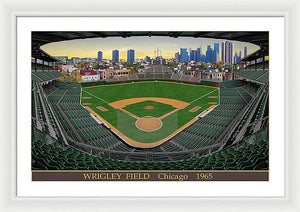 Wrigley Field 1965 - Framed Print