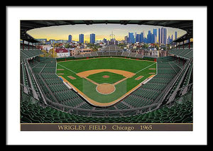 Wrigley Field 1965 - Framed Print