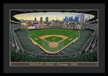 Load image into Gallery viewer, Wrigley Field 1965 - Framed Print
