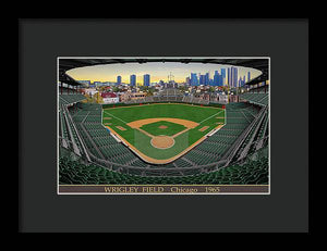 Wrigley Field 1965 - Framed Print