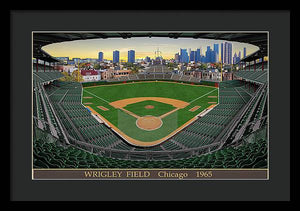 Wrigley Field 1965 - Framed Print