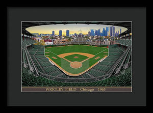 Wrigley Field 1965 - Framed Print