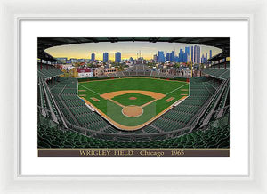 Wrigley Field 1965 - Framed Print