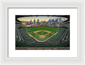 Wrigley Field 1965 - Framed Print