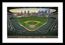 Load image into Gallery viewer, Wrigley Field 1965 - Framed Print
