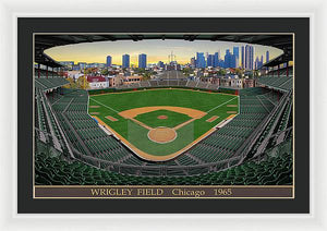 Wrigley Field 1965 - Framed Print