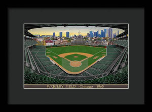 Wrigley Field 1965 - Framed Print