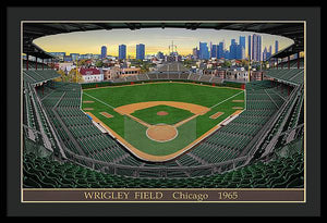 Wrigley Field 1965 - Framed Print