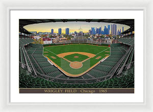 Wrigley Field 1965 - Framed Print