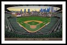 Load image into Gallery viewer, Wrigley Field 1965 - Framed Print
