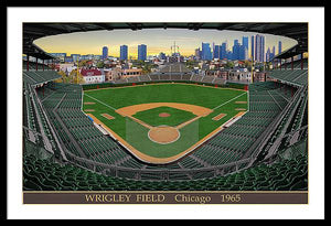 Wrigley Field 1965 - Framed Print