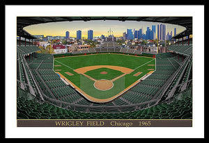 Wrigley Field 1965 - Framed Print