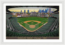 Load image into Gallery viewer, Wrigley Field 1965 - Framed Print
