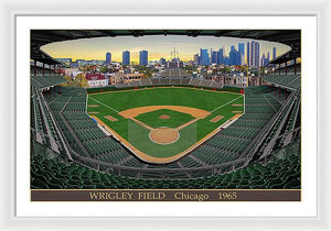 Wrigley Field 1965 - Framed Print