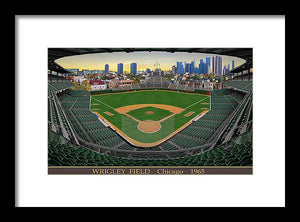 Wrigley Field 1965 - Framed Print