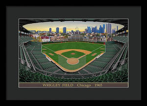 Wrigley Field 1965 - Framed Print