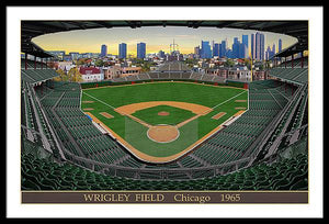 Wrigley Field 1965 - Framed Print