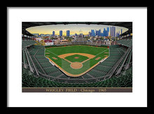 Load image into Gallery viewer, Wrigley Field 1965 - Framed Print
