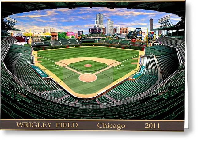 Wrigley Field 2011 - Greeting Card