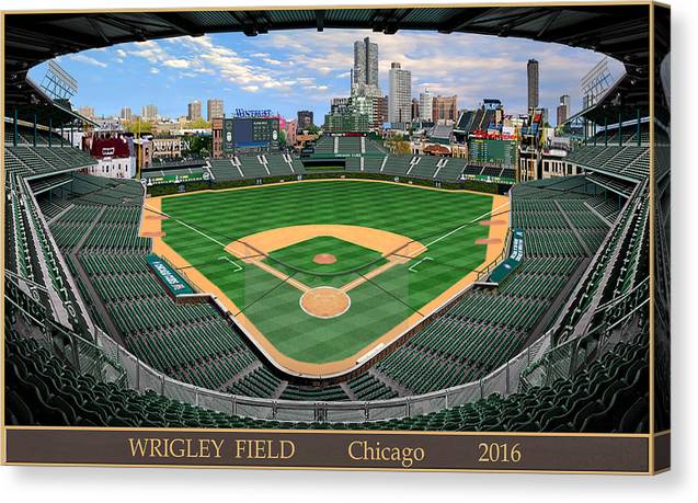 Wrigley Field 2016 - Canvas Print