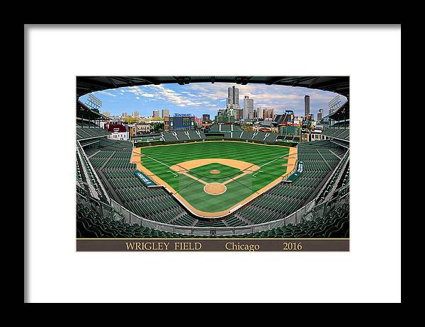 Wrigley Field 2016 - Framed Print