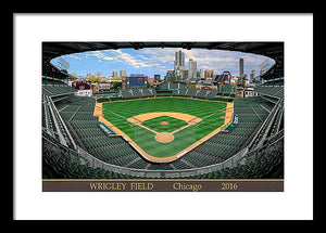 Wrigley Field 2016 - Framed Print