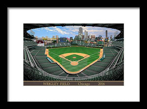 Wrigley Field 2016 - Framed Print