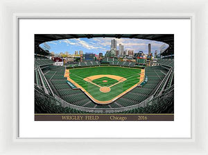 Wrigley Field 2016 - Framed Print