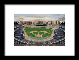 Yankee Stadium 1927 - Framed Print