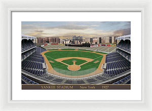 Yankee Stadium 1927 - Framed Print