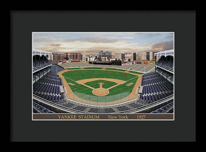 Yankee Stadium 1927 - Framed Print