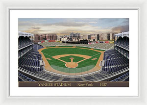 Yankee Stadium 1927 - Framed Print