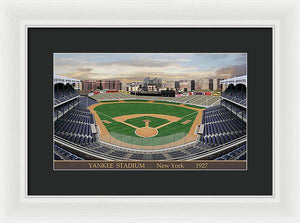 Yankee Stadium 1927 - Framed Print