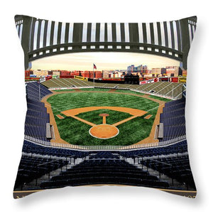 Yankee Stadium 1927 - Throw Pillow