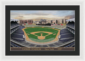 Yankee Stadium 1927 - Framed Print