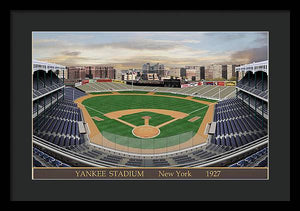 Yankee Stadium 1927 - Framed Print