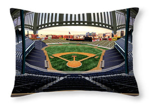 Yankee Stadium 1927 - Throw Pillow