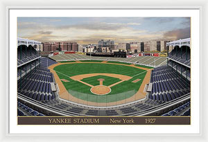 Yankee Stadium 1927 - Framed Print