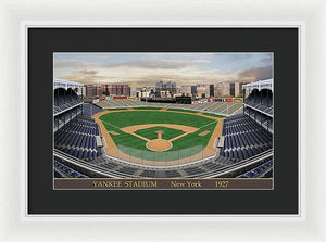 Yankee Stadium 1927 - Framed Print