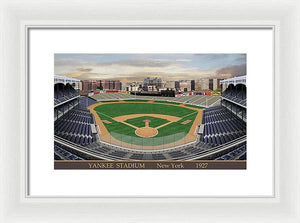 Yankee Stadium 1927 - Framed Print