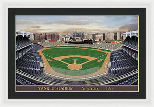 Yankee Stadium 1927 - Framed Print