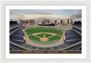 Yankee Stadium 1927 - Framed Print