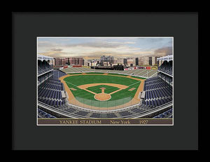 Yankee Stadium 1927 - Framed Print