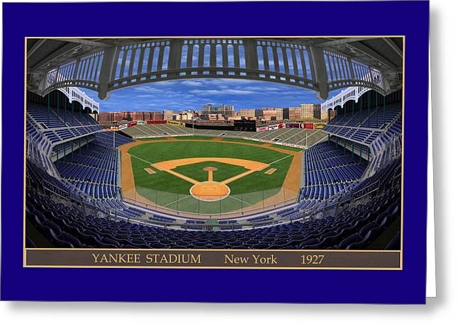 Yankee Stadium 1927 - Greeting Card