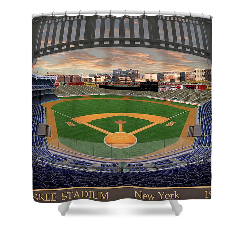 Yankee Stadium 1932 - Shower Curtain