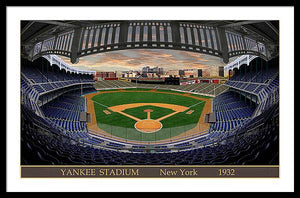 Yankee Stadium 1932 - Framed Print