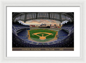 Yankee Stadium 1932 - Framed Print