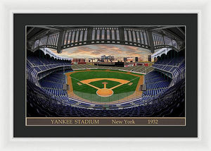 Yankee Stadium 1932 - Framed Print