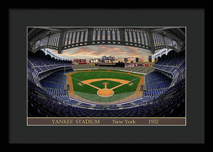 Yankee Stadium 1932 - Framed Print