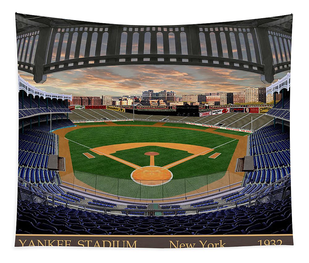 Yankee Stadium 1932 - Tapestry